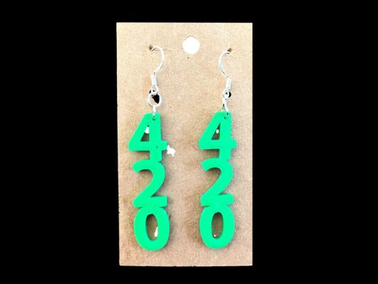 420 Pot Leaf Earrings